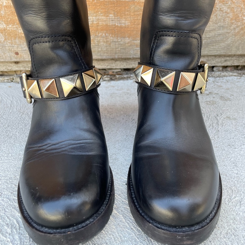 Valentino Rock stud Moto biker boots, size 39 - Picture 6 of 16